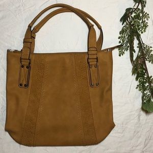 Large real leather purse/handbag